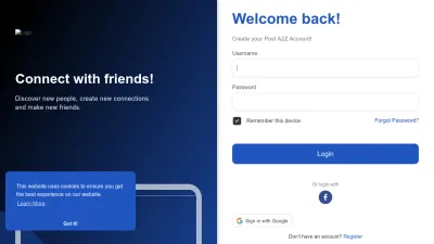 Screenshot preview of posta2z.com