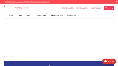 Screenshot preview of pos.com.my