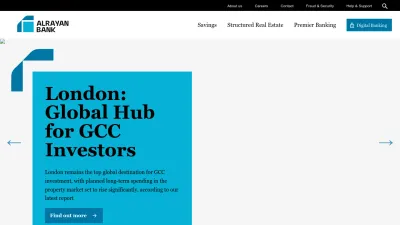 Screenshot preview of alrayanbank.co.uk
