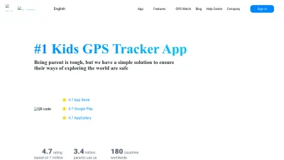 Screenshot preview of findmykids.org
