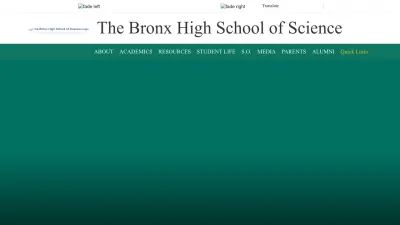 Screenshot preview of bxscience.edu