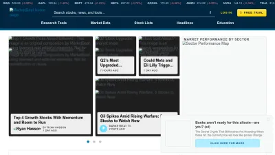 Screenshot preview of marketbeat.com