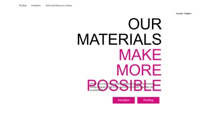 Screenshot preview of owenscorning.com