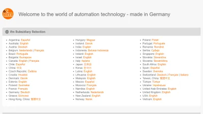 Screenshot preview of ifm.com