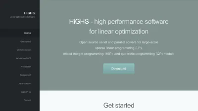 Screenshot preview of highs.dev