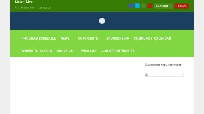 Screenshot preview of krbd.org