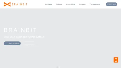 Screenshot preview of brainbit.com