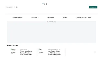 Screenshot preview of who.com.au