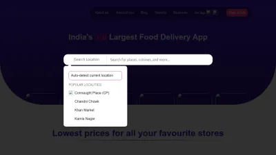 Screenshot preview of magicpin.in