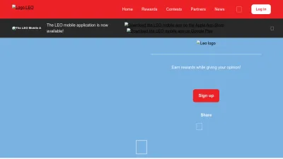Screenshot preview of legeropinion.com