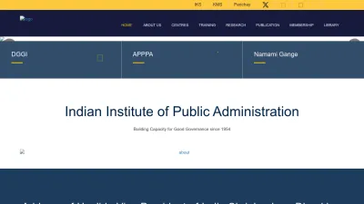 Screenshot preview of iipa.org.in