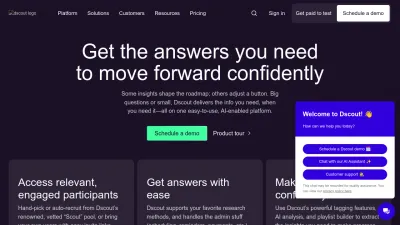 Screenshot preview of dscout.com