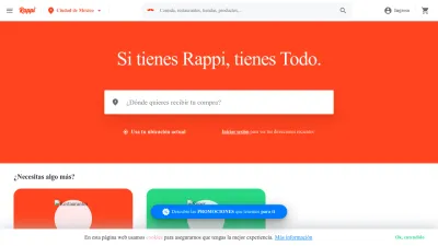 Screenshot preview of rappi.com.mx