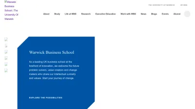 Screenshot preview of wbs.ac.uk