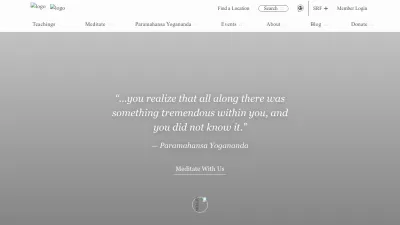Screenshot preview of yogananda.org