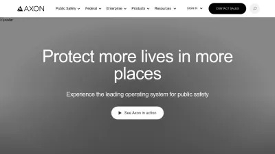 Screenshot preview of axon.com