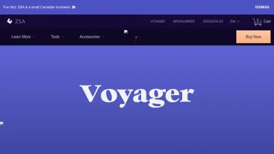 Screenshot preview of zsa.io