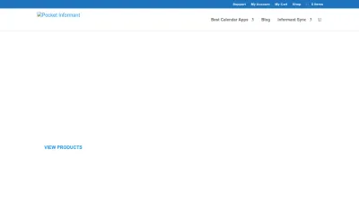 Screenshot preview of pocketinformant.com