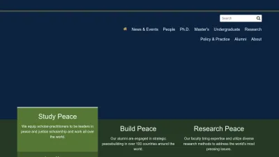 Screenshot preview of kroc.nd.edu