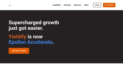 Screenshot preview of yieldify.com