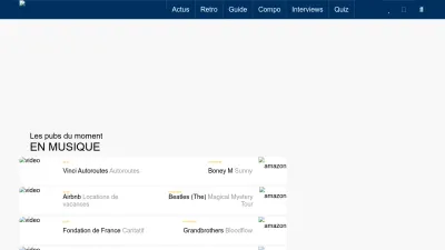 Screenshot preview of musiquedepub.tv