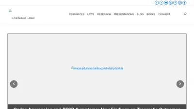 Screenshot preview of cyberbullying.org