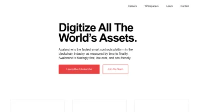 Screenshot preview of avalabs.org
