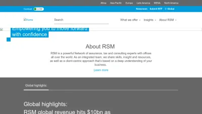 Screenshot preview of rsm.global