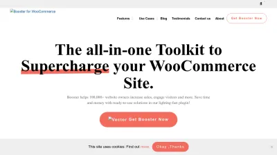 Screenshot preview of booster.io