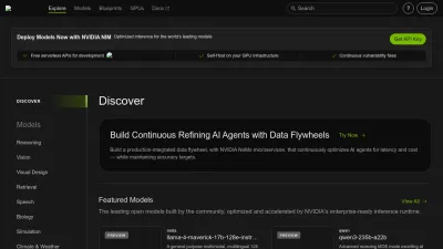 Screenshot preview of build.nvidia.com