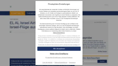 Screenshot preview of airportzentrale.de