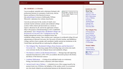Screenshot preview of rjohara.net
