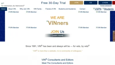Screenshot preview of vin.com
