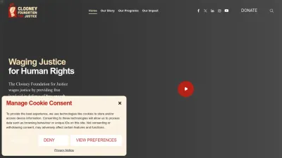 Screenshot preview of cfj.org