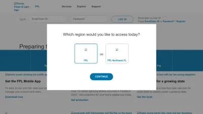 Screenshot preview of fpl.com