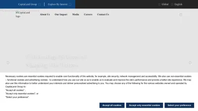 Screenshot preview of capitaland.com