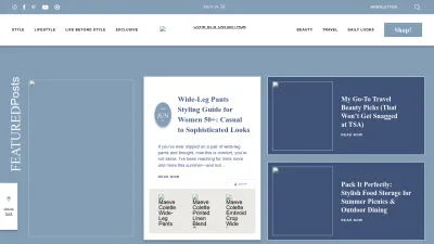 Screenshot preview of styleatacertainage.com