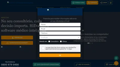 Screenshot preview of hidoctor.com.br