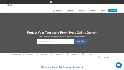 Screenshot preview of secureteen.com