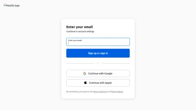 Screenshot preview of accounts.firefox.com