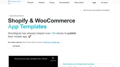 Screenshot preview of woosignal.com
