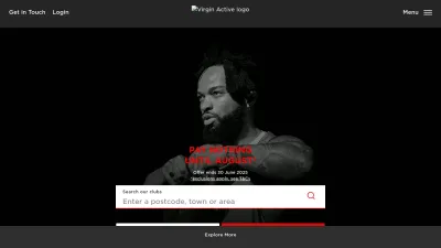 Screenshot preview of virginactive.co.uk