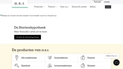 Screenshot preview of asr.nl
