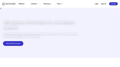 Screenshot preview of ricoh360.com