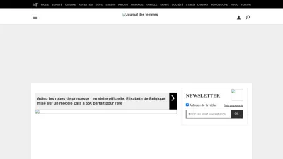 Screenshot preview of journaldesfemmes.fr
