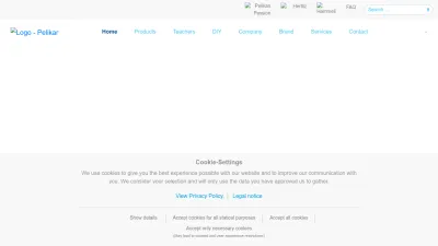 Screenshot preview of pelikan.com