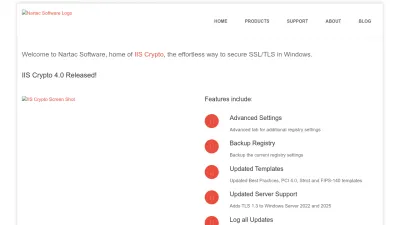 Screenshot preview of nartac.com