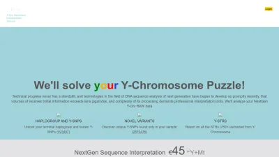 Screenshot preview of yfull.com