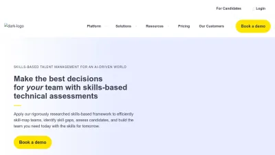 Screenshot preview of codility.com
