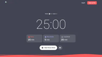 Screenshot preview of focuskeeper.co